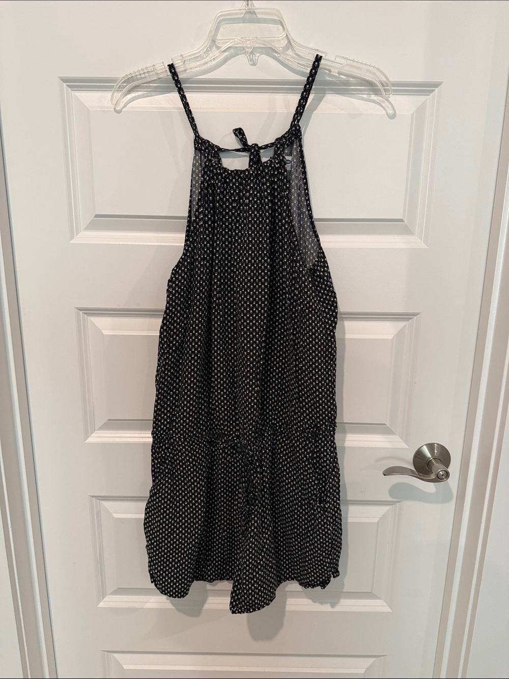 Old Navy Black and White Floral romper